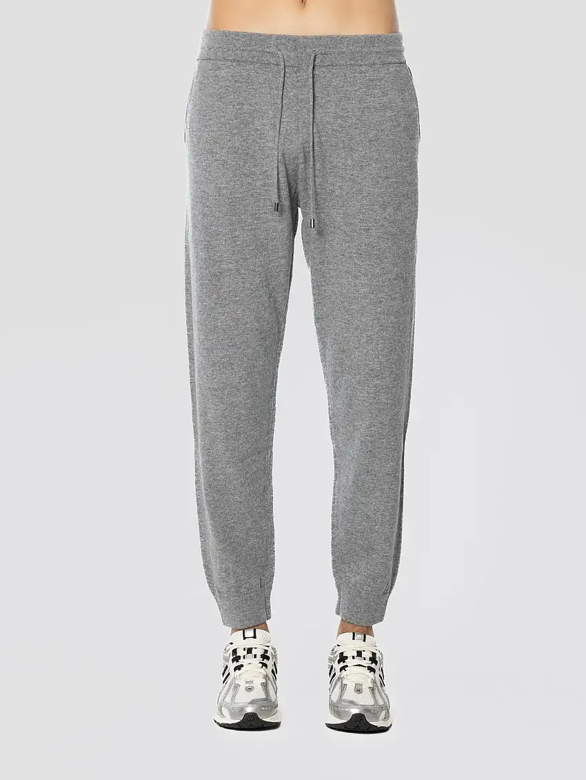 Pantaloni Joggers Trafalgar in Lana Grigio