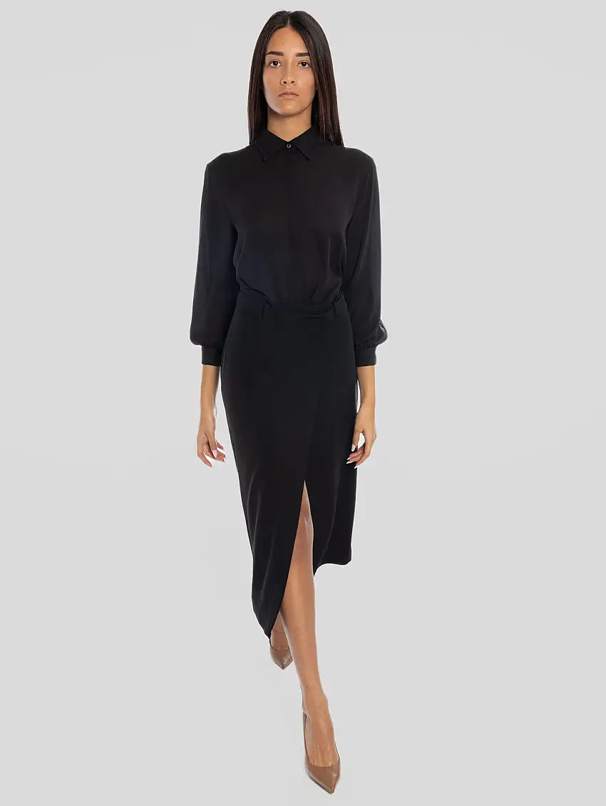 Abito Longuette a Portafoglio Nero