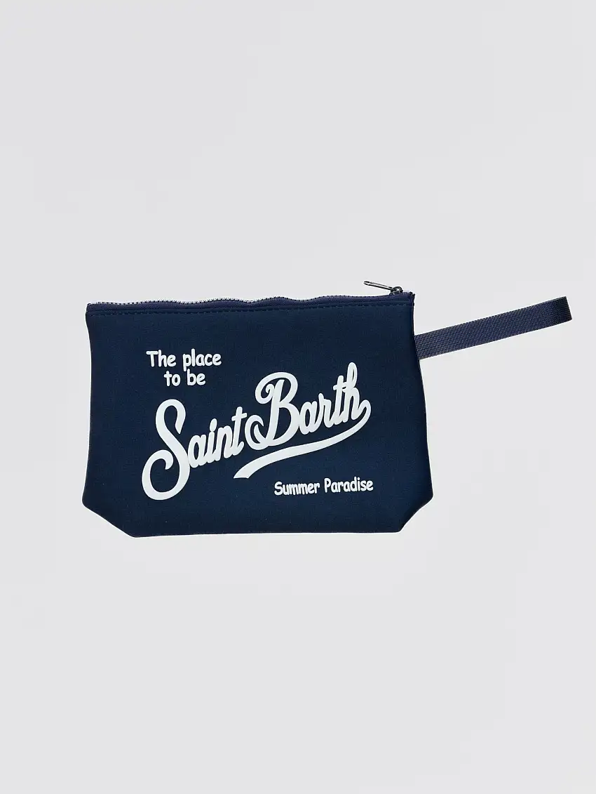 Pochette Grande in Neoprene Blu