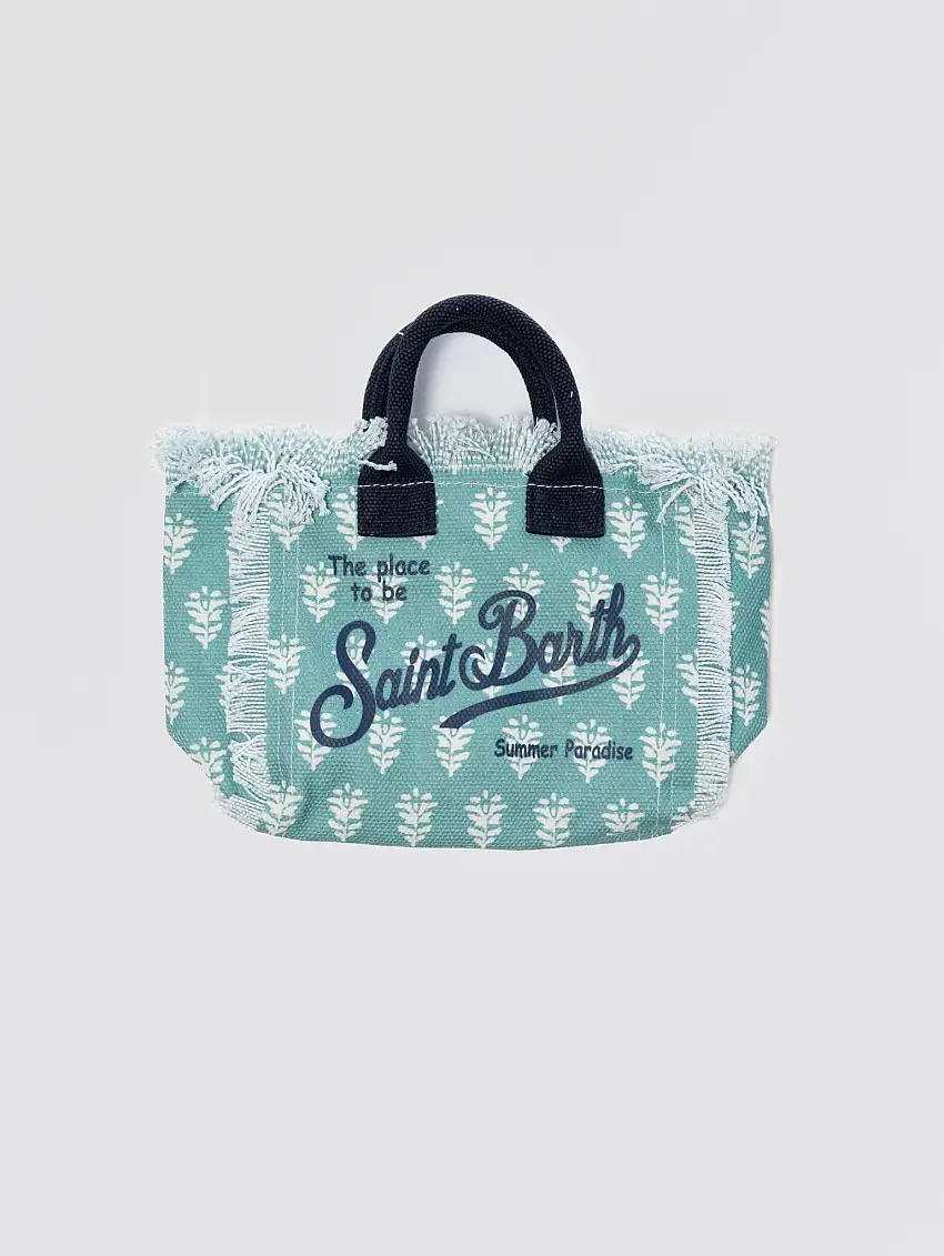 Borsa Fantasia Floreale Vanity Mini Verde