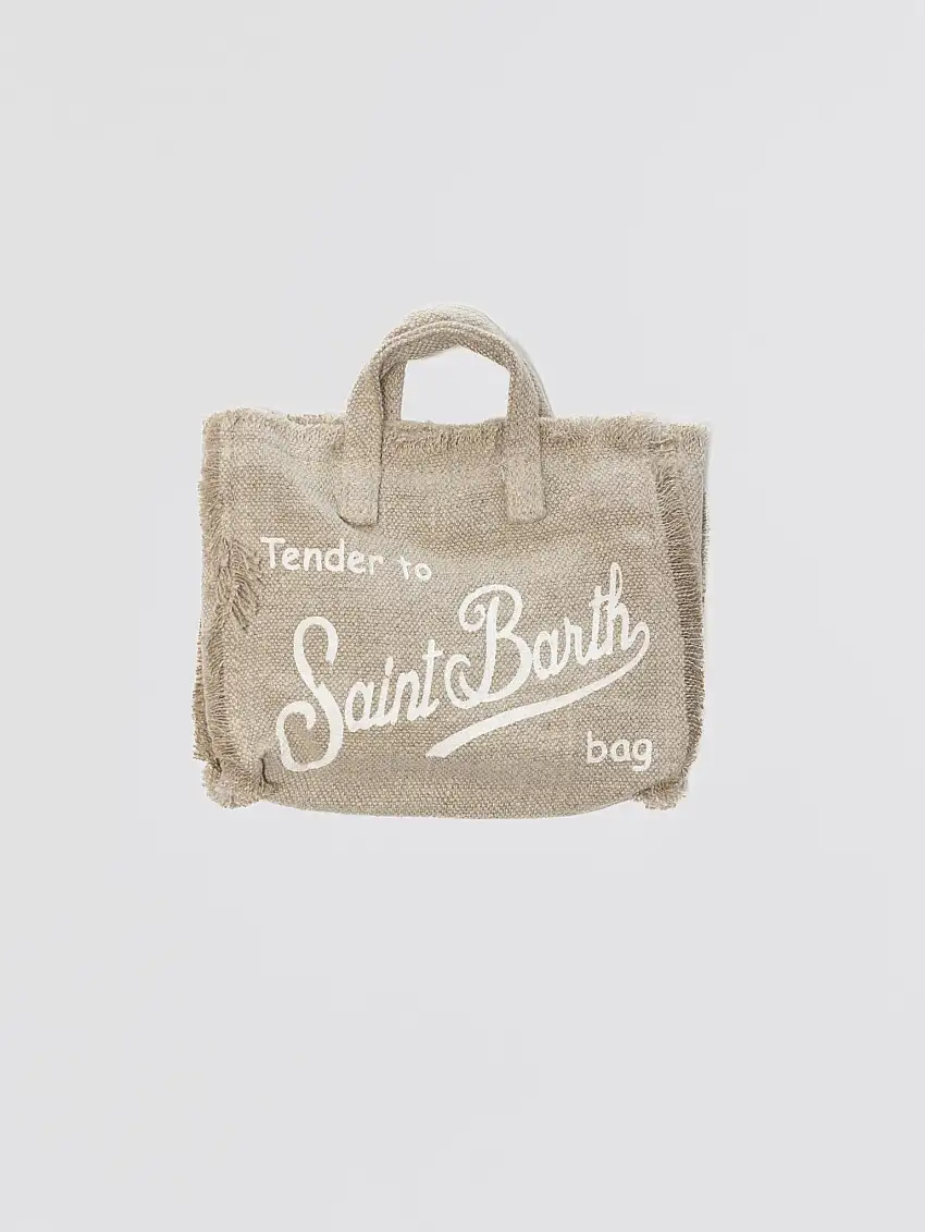 Borsetta Porta Cellulare in Lino Beige