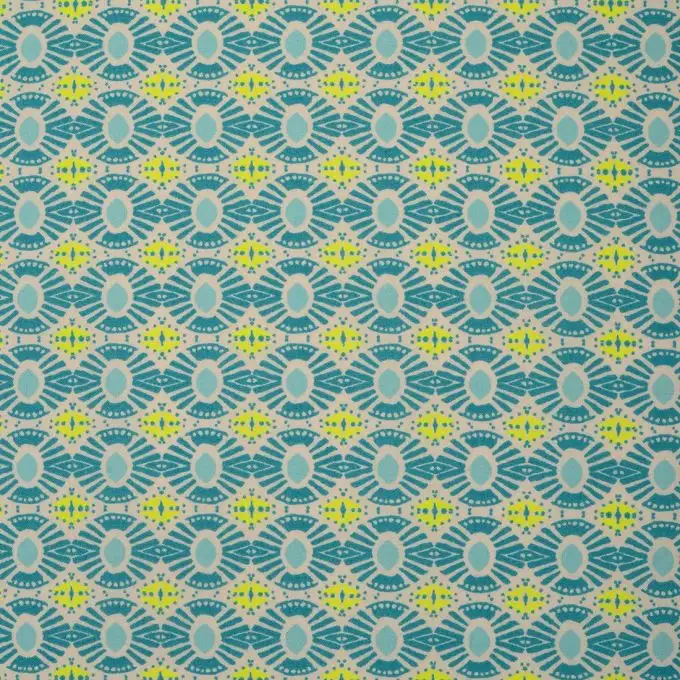 Tessuto popeline giallo fluo