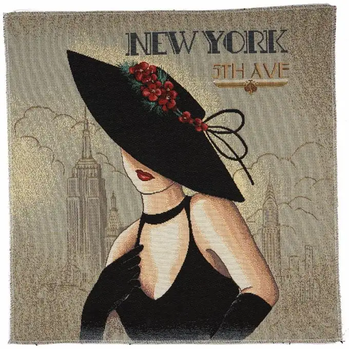 Foulard jacquard New York