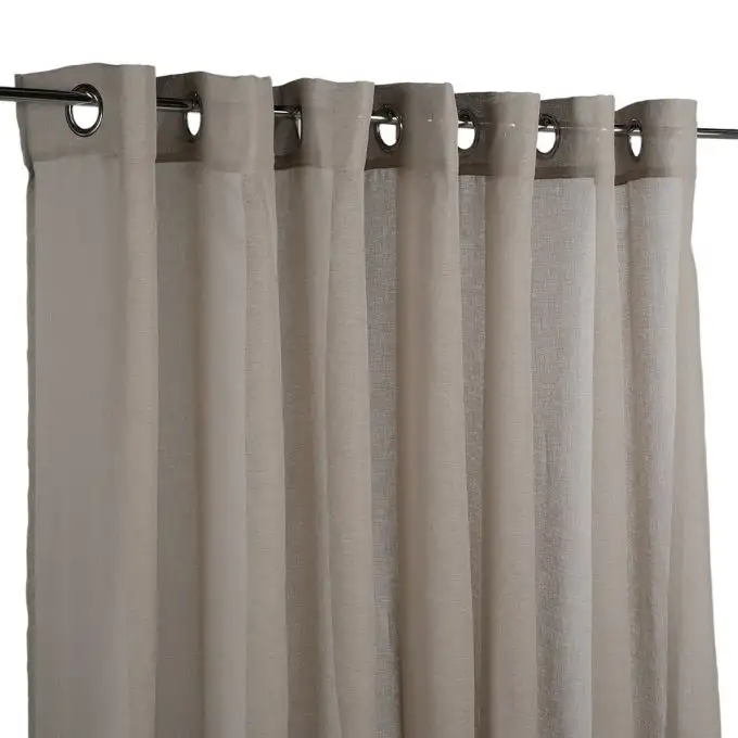 Tenda trasparente colore lino