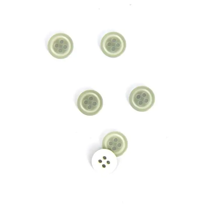 bottoni grigi chiari e bianchi 10 mm