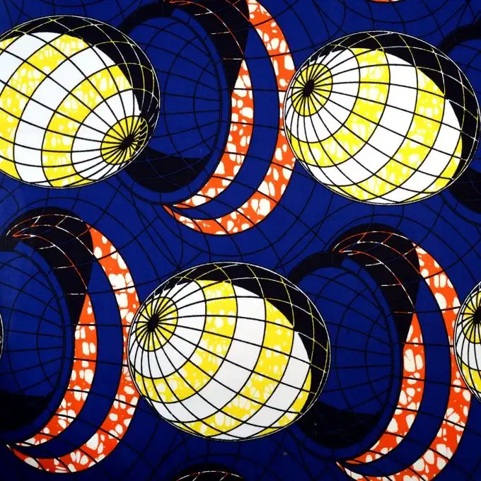 Tessuto africano cera sfere