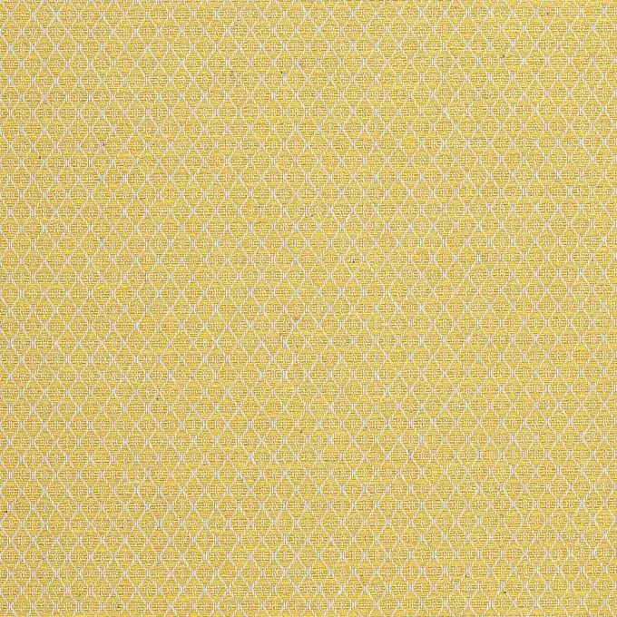 Tessuto jacquard mini motivi gialli
