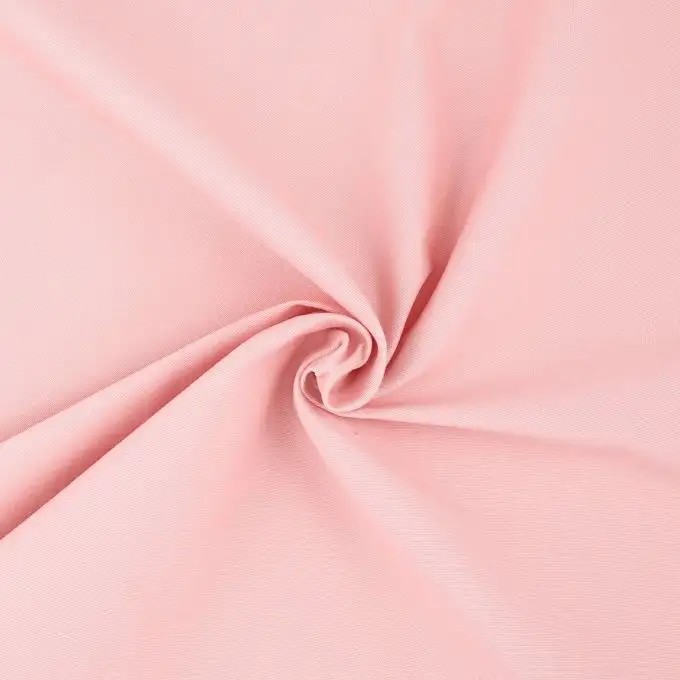 Tessuto cotone chino rosa nude