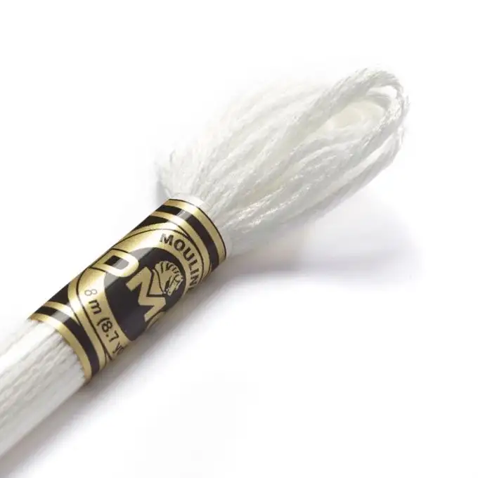 Filato fosforescente gomitolo 8 m bianco - COL E940