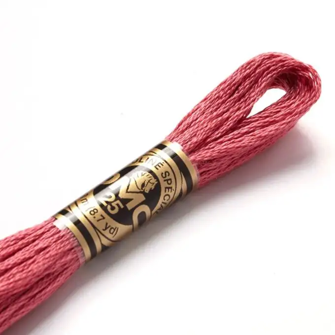 Filo mouliné da ricamo - Tonalità rosa-viola - COL 3731