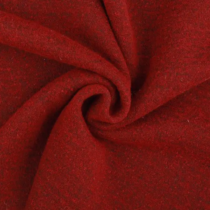 Tessuto di lana cotta rossa