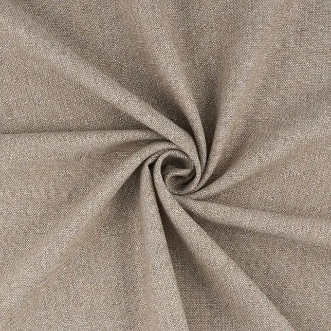 Tessuto lana beige argento