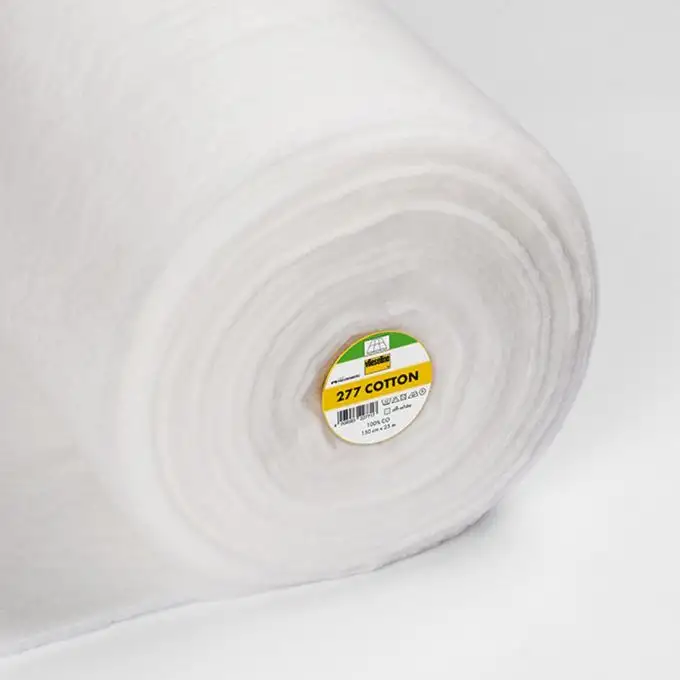 Imbottitura in cotone bianco Vlieseline 277 da cucire