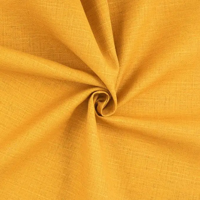 Tessuto effetto naturale giallo
