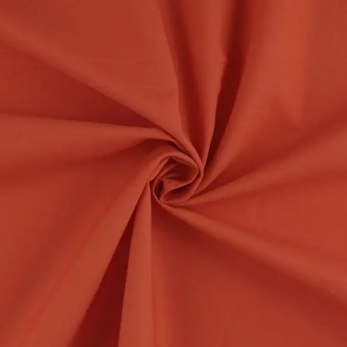 Tessuto twill cotone biologico rosso