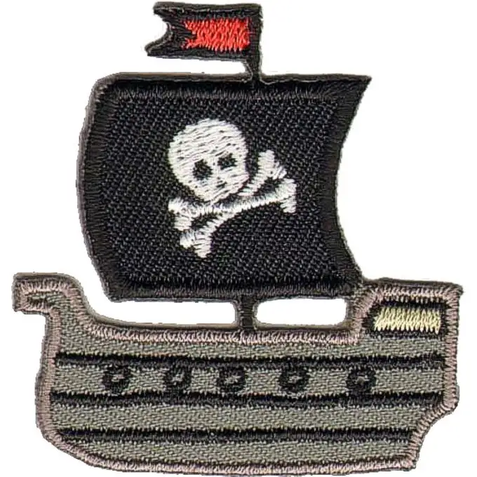 Scudetto barca pirata