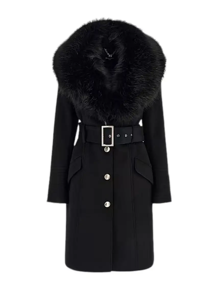 MARCIANO Women's Coat Loreta Coat 4BGL04 1799Z JBLK Black
