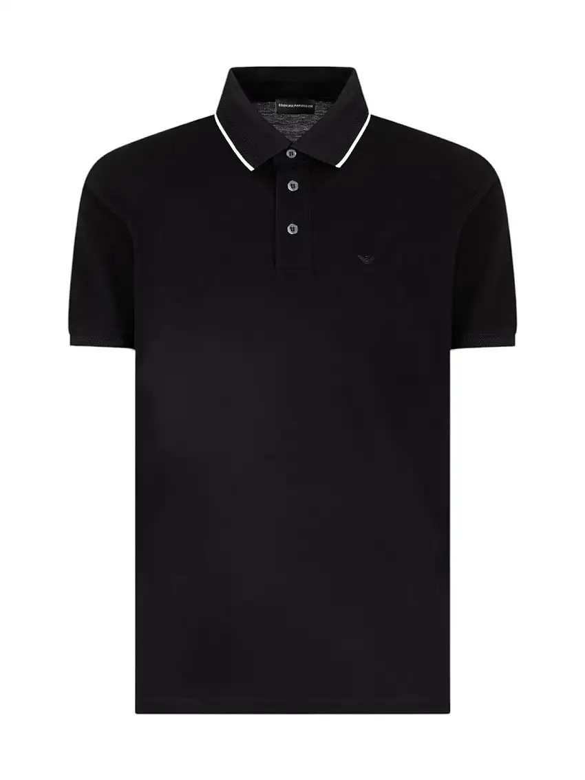 EMPORIO ARMANI Men's Polo Shirt EM000858 AF12955 UC001 Black