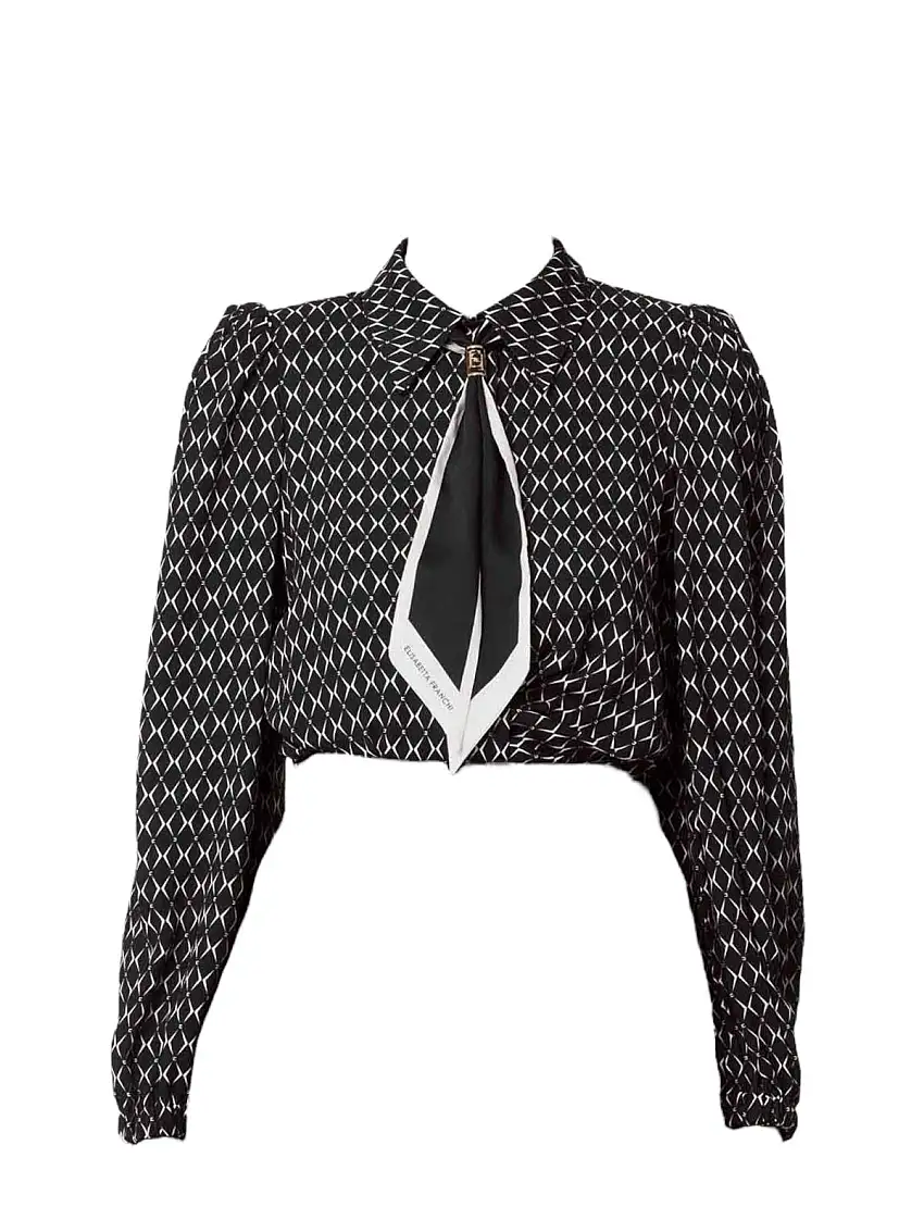ELISABETTA FRANCHI Women's Shirt CA08746E2 685 Black