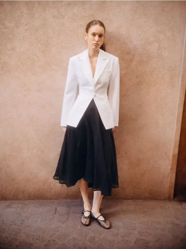 Ballerine in rete con cinturino Colore nero