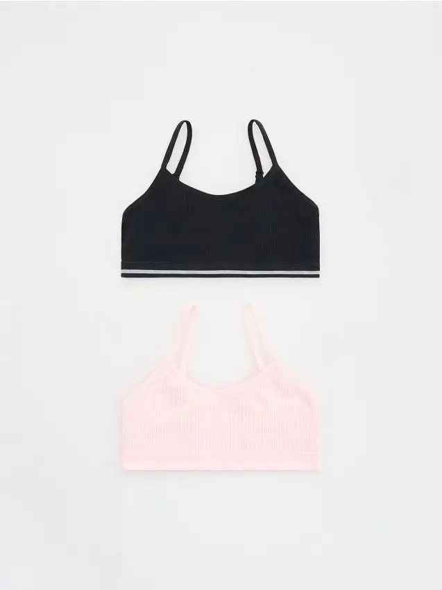 Confezione da 2 bralette Colore nero
