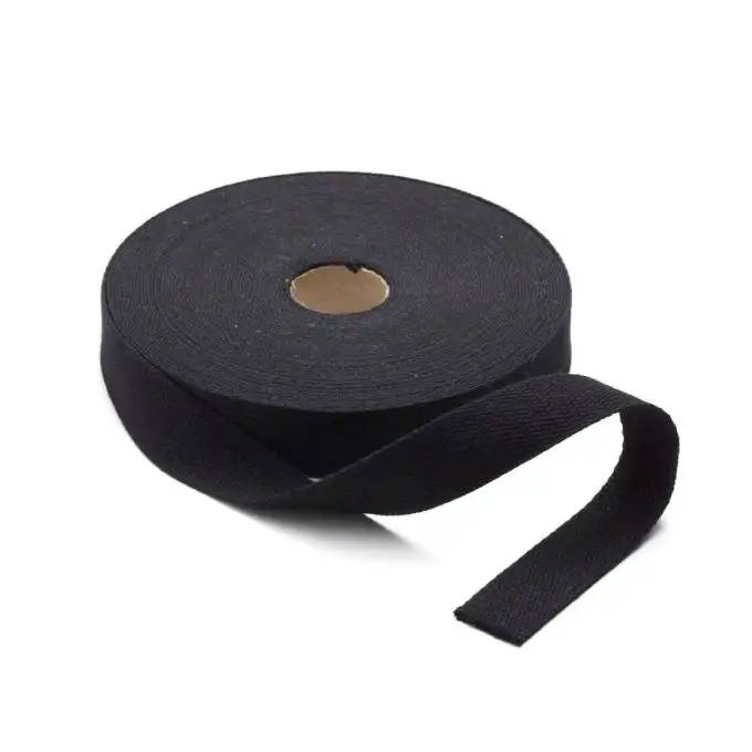 Cinturino cotone 30mm per borsa nera