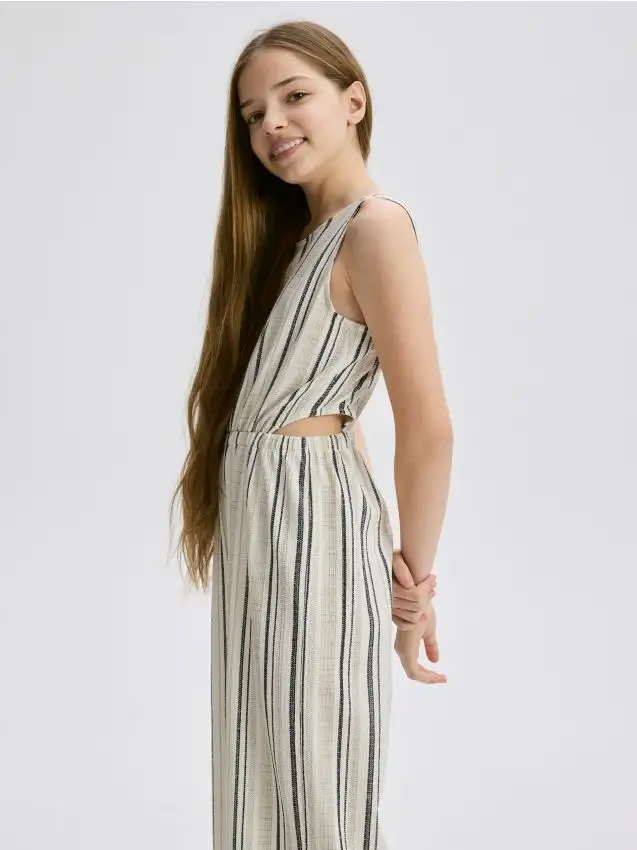 Tuta intera a righe Colore multicolore