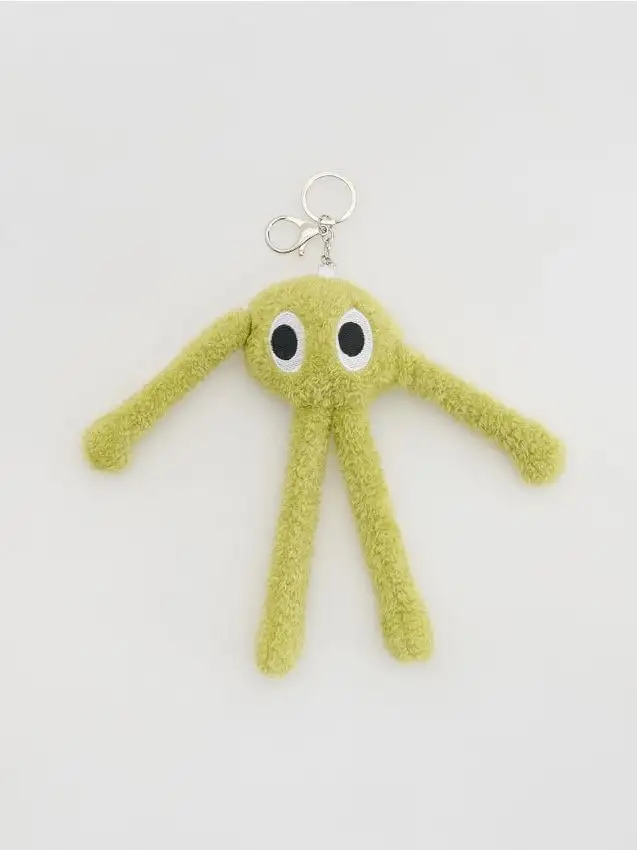 Portachiavi peluche Colore verde