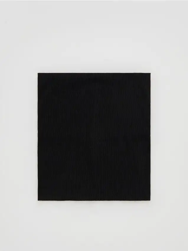 Sciarpa ad anello in misto cotone Colore nero