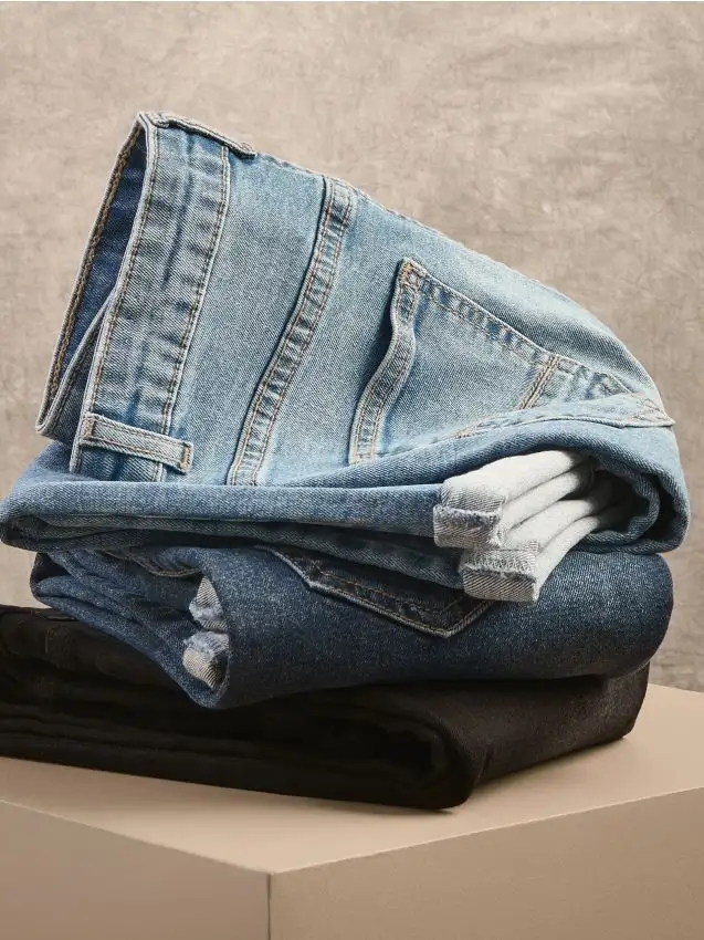 Jeans standard classici Colore blu