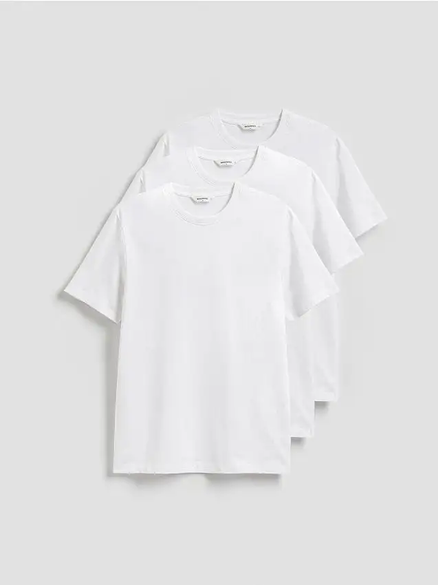 Maglietta classica 3 pack Colore bianco