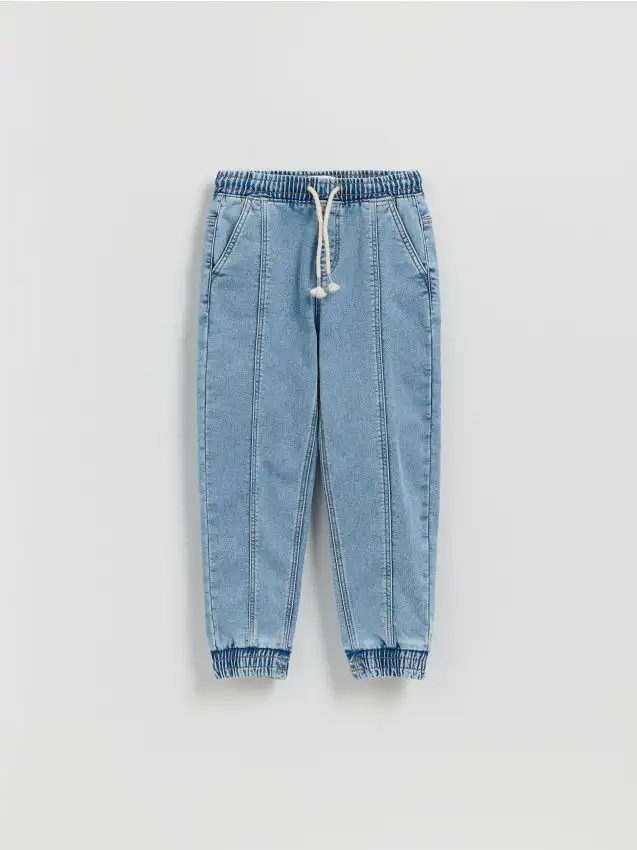 Jeans jogger Colore blu