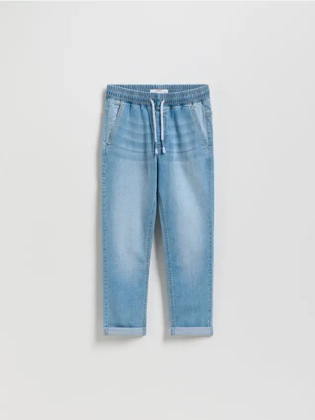 Jeans carrot elasticizzati Colore blu