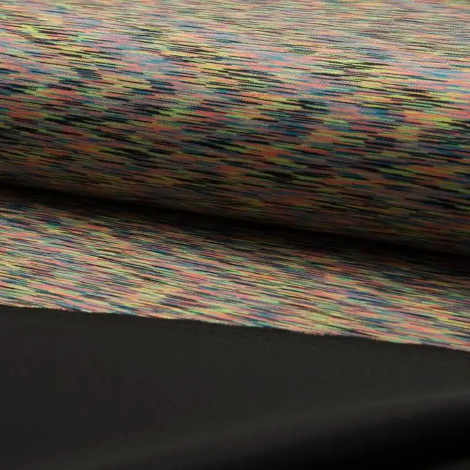 Tessuto jersey viscosa mélange multicolore