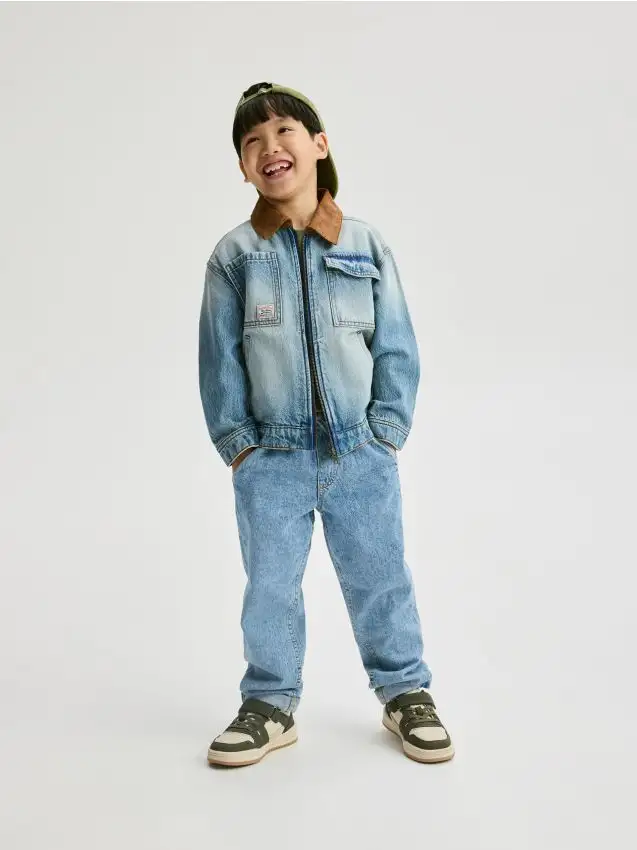 Jeans carrot Colore blu