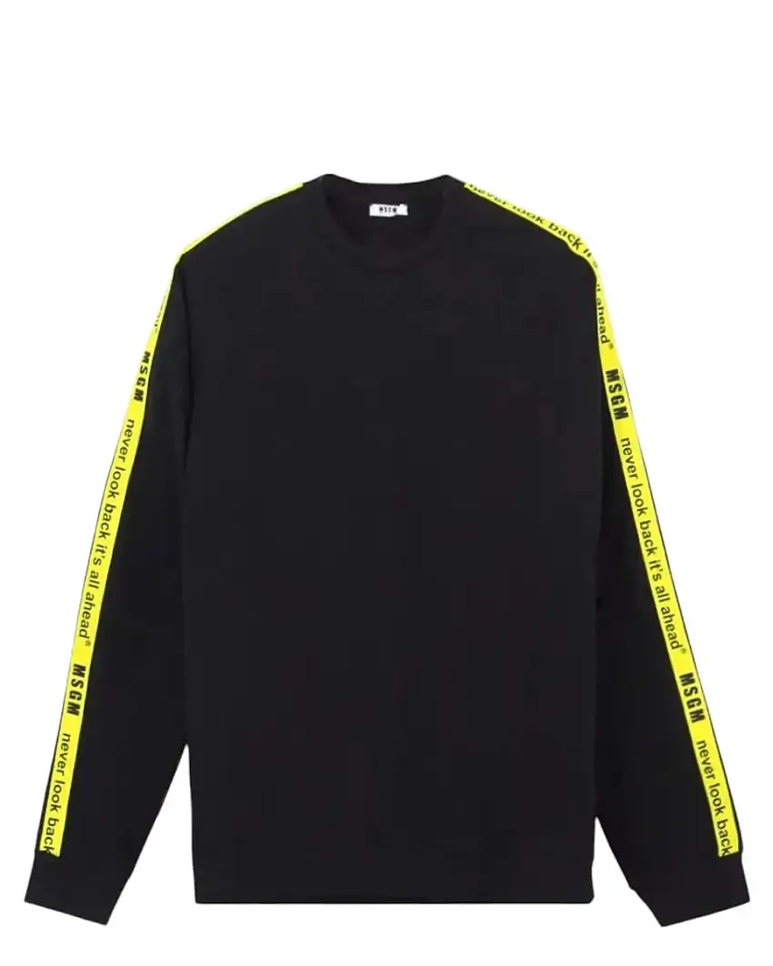 Felpa girocollo in cotone MSGM | Design urbano contemporaneo