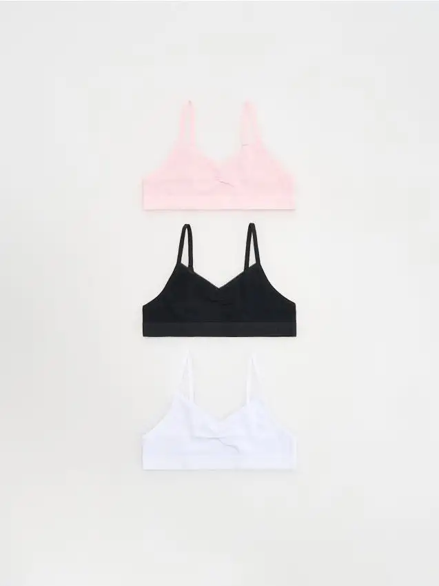 Top in cotone 3 pack Colore rosa pastello