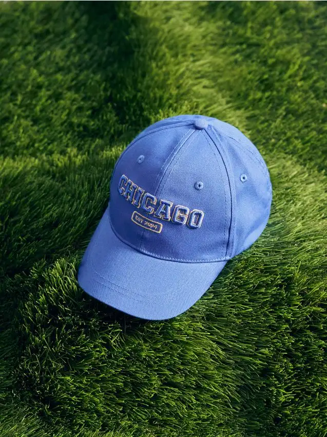 Cappello con visiera Colore blu