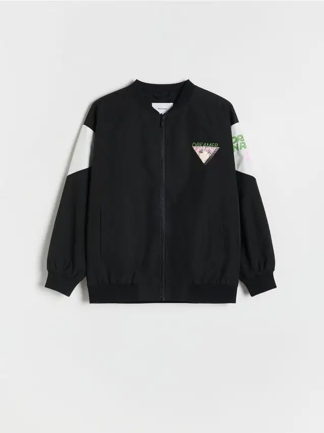 Giacca bomber leggera Colore nero