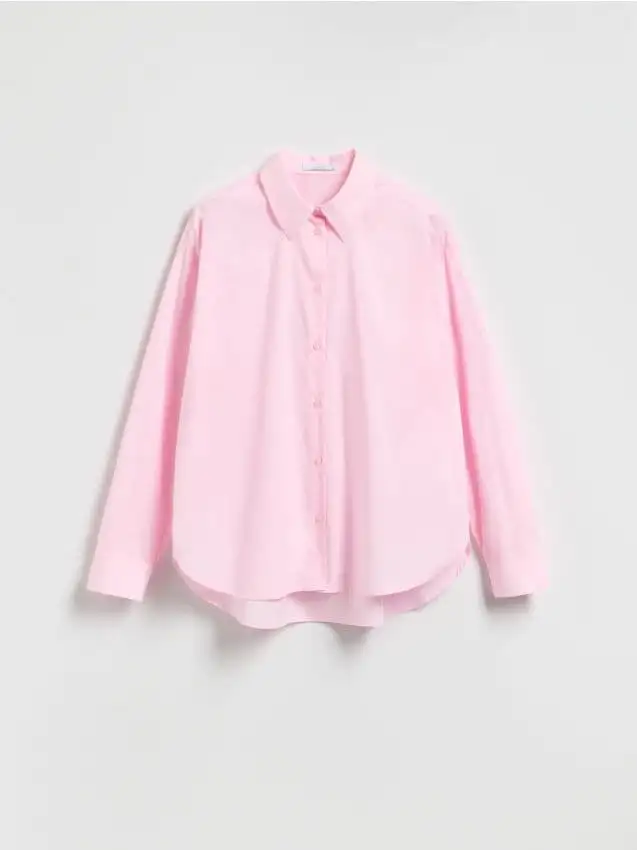Camicia in cotone Colore rosa