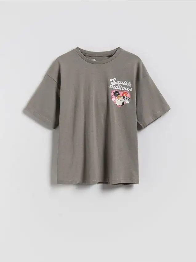 Maglietta in cotone Squishmallows Colore grigio scuro