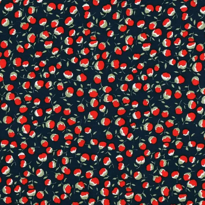 Popeline di cotone a fiori