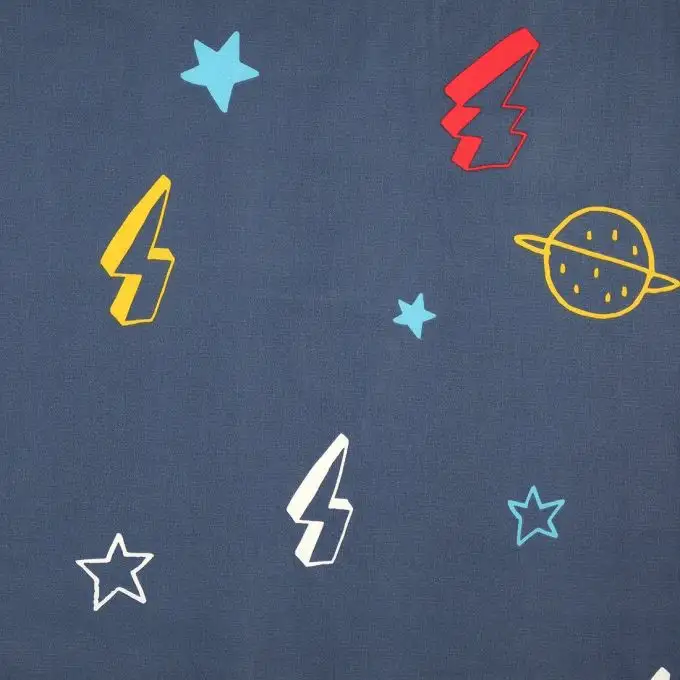 Tela da letto blu navy supereroi