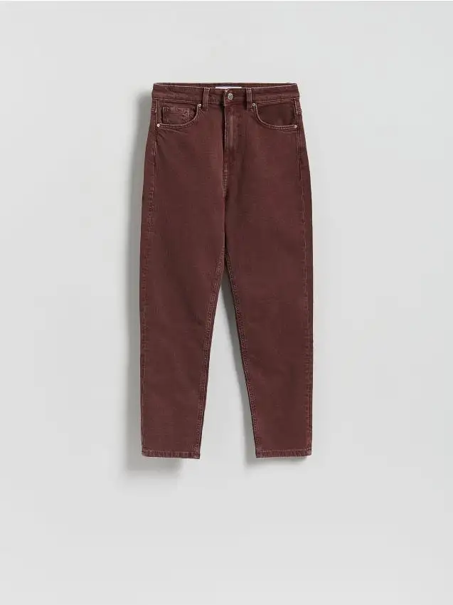 Jeans mom fit Colore marrone