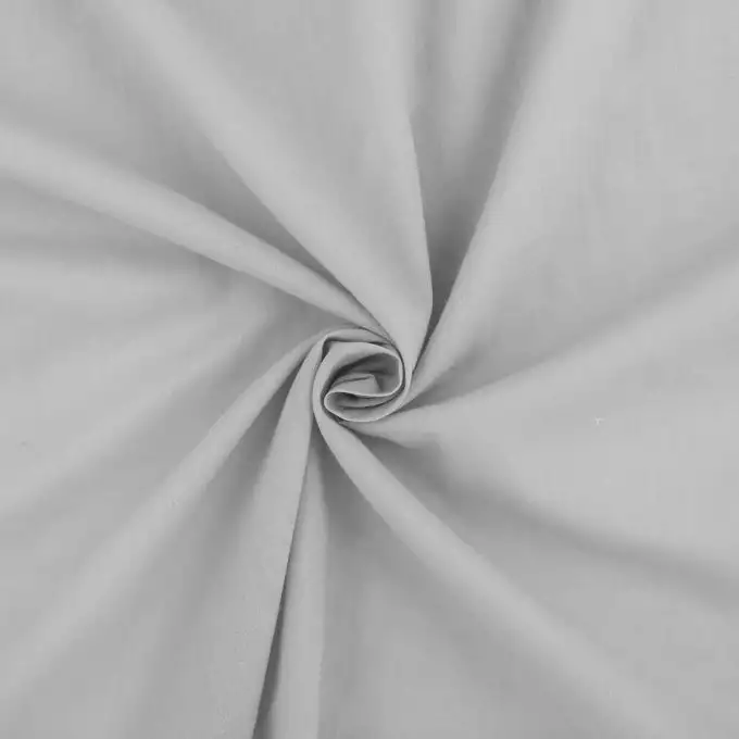 Tessuto velo di cotone grigio chiaro
