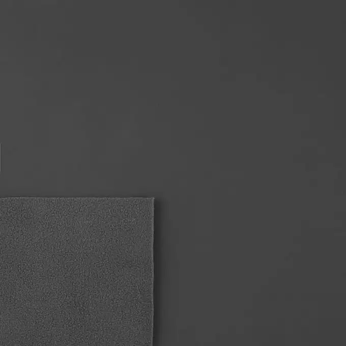 Tessuto rivestito e pile grigio