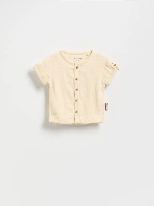 Camicia in cotone Colore nude