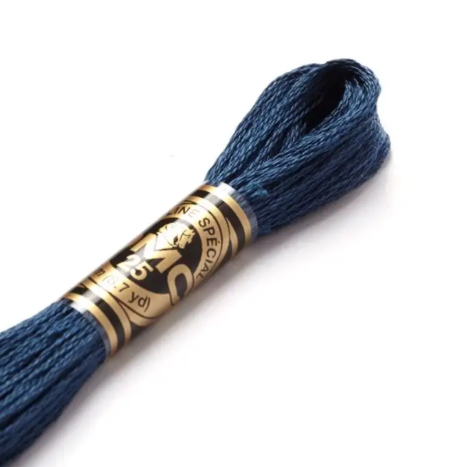 Filo mouliné da ricamo - Toni blu - COL 3750