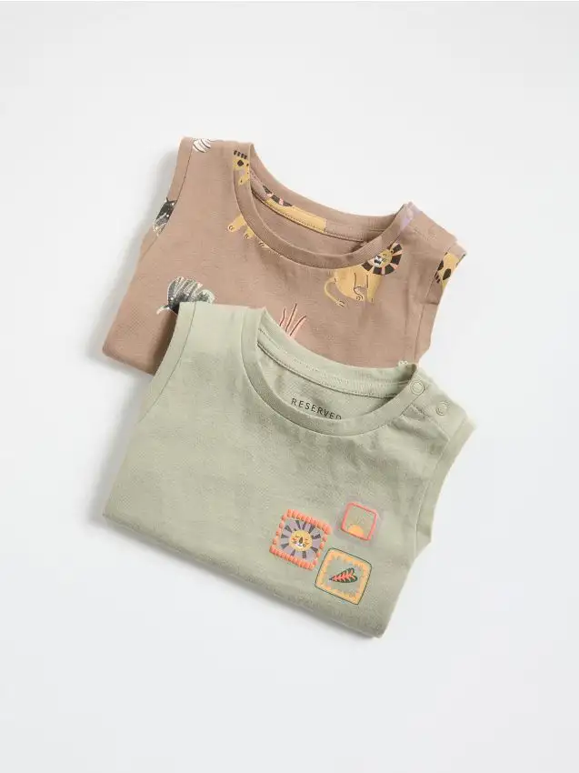 Top con spalline confezione da 2 Colore verde polveroso