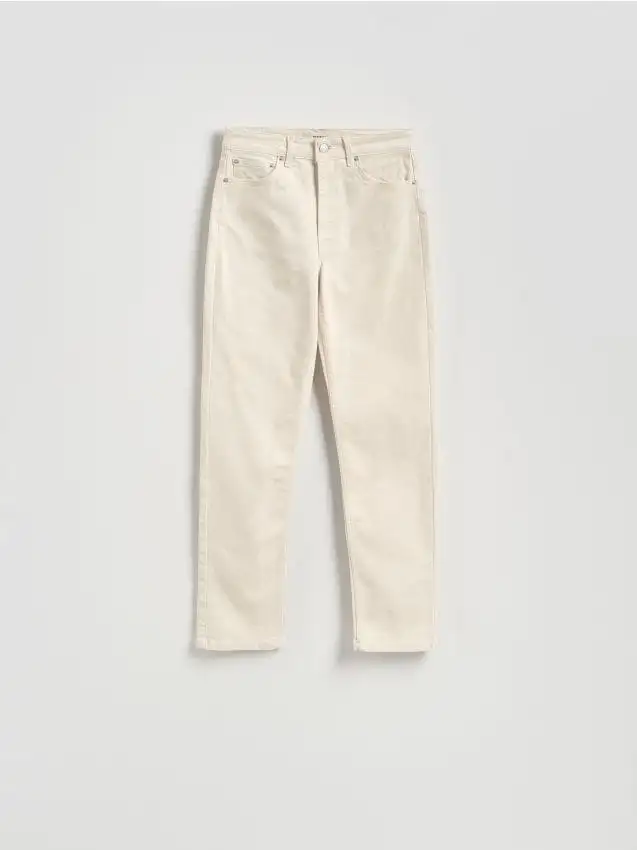 Jeans straight fit Colore panna